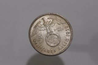 Germany Third Reich 5 Reichsmark 1936 A Silver B22 7239