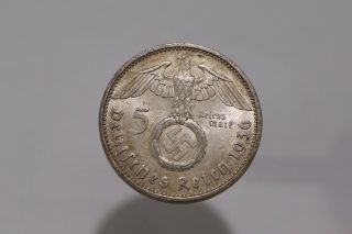 Germany Third Reich 5 Reichsmark 1936 A Silver B22 7240