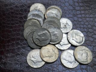 Two Rolls Of 1965 - 1969 40 Silver Kennedy Half Dollars $20 Face Value