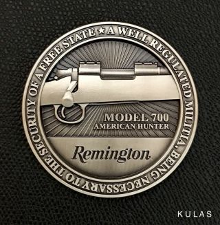 Remington Model 700 American Hunter Nra Commemorative Coin Not A Precious Metal
