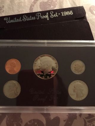 1986 S United States Proof Set Of Coins In