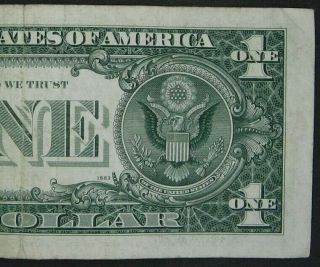 1974 $1 (ONE DOLLAR) – NOTE,  BILL - FANCY SERIAL NUMBER – MIXED SCATTERED LADDER 4