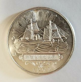 1979 Peru.  925 Silver Coin 5000 Soles De Oro Frosty Bu