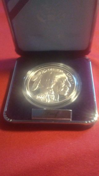2001 - P Proof American Buffalo Commemorative Silver Dollar Coin And Boxes