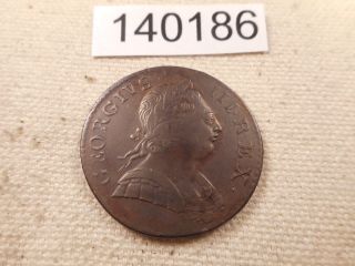 1774 Great Britain Half Penny - Collector Grade Album Coin - 140186