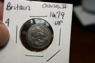 Great Britain Charles Ii 1679 4 Pence,  Very