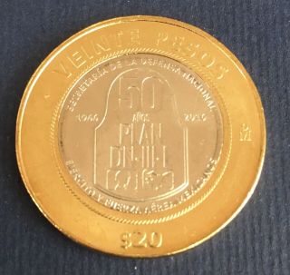 Mexico,  2016 $20 Pesos 50 Años Plan Dn Iii Set With 10 Coins