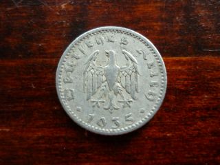 50 Reichspfennig 1935 A Third Reich German Coin Castorstefan Ww2 Coins