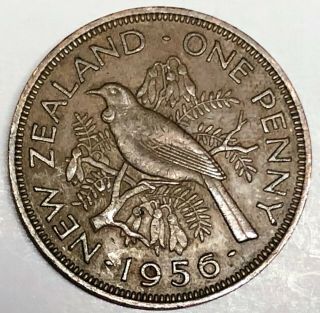 C8682 Zealand Coin,  Large Penny 1956
