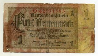 Germany 1 Rentenmark 1937
