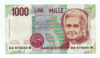 Italy 1000 Lire 1990