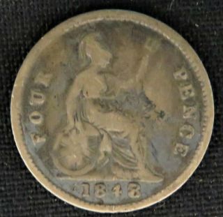 1848/7 Great Britain 4 Pence