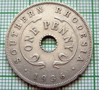 Southern Rhodesia George V 1936 Penny