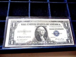 1935 - E One Dollar Silver Certificate X56212326g In Circulated I - 24 - 18