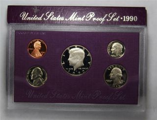 1990 United States Proof Set In Government Packaging,