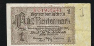 Germany 1 Rentenmark 1937