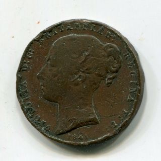 Jersey 1/52 Shilling 1841 KM 1 Queen Victoria Scarce Type 2
