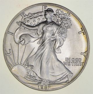 Better Date 1987 American Silver Eagle 1 Troy Oz.  999 Fine Silver 200