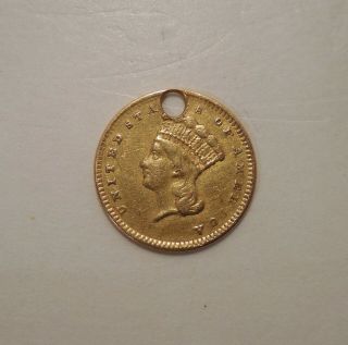 1856 - Liberty Head Gold Dollar - $1 - Type 3 - U.  S.  Gold Piece - U.  S.  Gold Coin 4