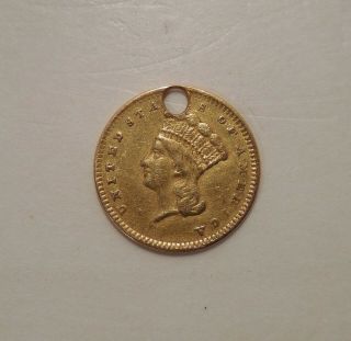 1856 - Liberty Head Gold Dollar - $1 - Type 3 - U.  S.  Gold Piece - U.  S.  Gold Coin 5
