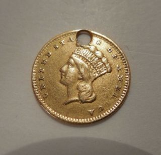 1856 - Liberty Head Gold Dollar - $1 - Type 3 - U.  S.  Gold Piece - U.  S.  Gold Coin 6