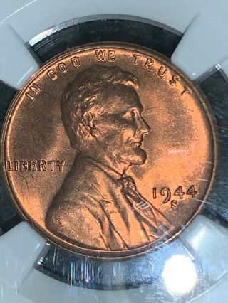 1944 - s Wheat Penny MS66RD NGC 4