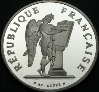 France 100 Francs 1989 Proof - Silver - Human Rights - 1086 ¤