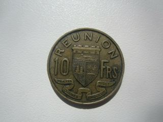 1955 Reunion 10 Francs