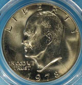 1978 - D Eisenhower Dollar,  " Ike " Pcgs Ms66 - Exceptional Luster,  Surfaces,  Sharp