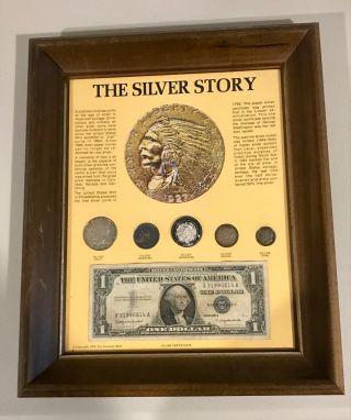 1974 The Silver Story - Framed Kennedy