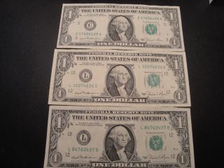 (1) $1.  00 Series 1981 Federal Reserve Note Xf Circulated