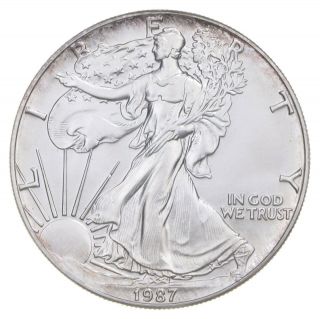 Better Date 1987 American Silver Eagle 1 Troy Oz.  999 Fine Silver 788