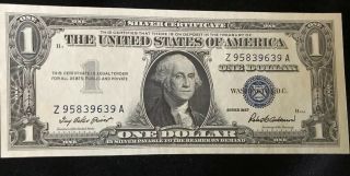 One Dollar 1957 Silver Certificates