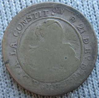 1847 Jb Costa Rica Silver 1 Real