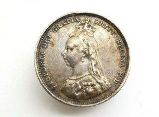 Great Britain Silver Coin 1 Shilling.  1887