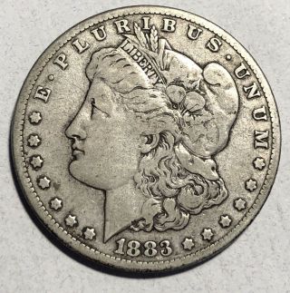1883 - Cc Morgan Silver Dollar $1