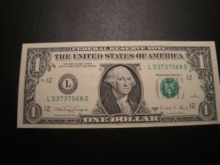 (1) $1.  00 Series 1988 - A Federal Reserve Note Bu Circulated