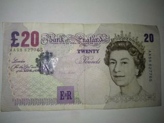 Bank Of England Twenty Pounds/ten Pounds 1999 - 2000