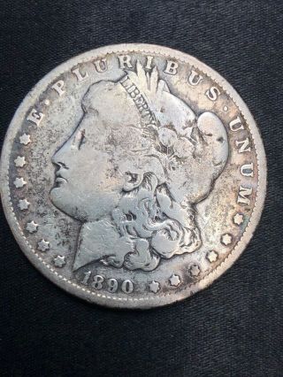 1890 - Cc Carson City Morgan Silver Dollar