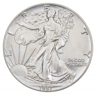 Better Date 1987 American Silver Eagle 1 Troy Oz.  999 Fine Silver 019