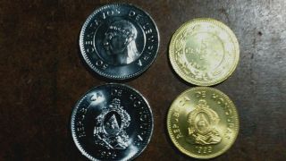 Honduras: 6 Piece Uncirculated Variety Set,  5 To 50 Centavos