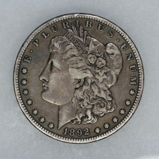 1892 S Morgan Silver Dollar $1 Choice Vf Very Fine (8308)