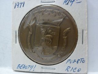 450 Anniversary San Juan De Puerto Rico Bronze Medal