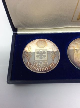 1972 Munich Olympics 3 Silver Coin Set 2