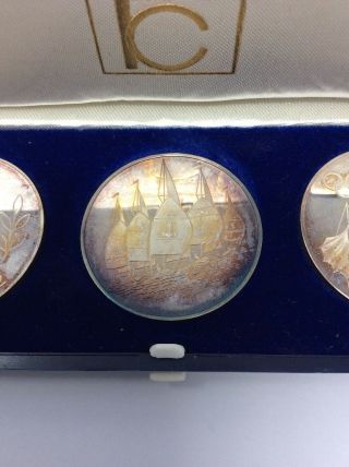 1972 Munich Olympics 3 Silver Coin Set 3