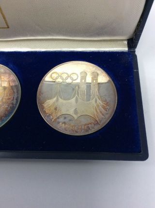 1972 Munich Olympics 3 Silver Coin Set 4
