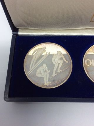 1972 Munich Olympics 3 Silver Coin Set 6