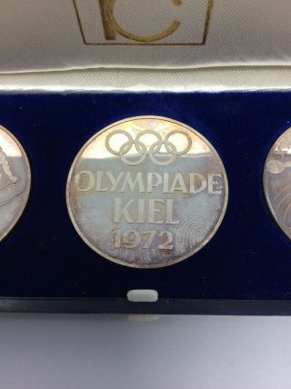 1972 Munich Olympics 3 Silver Coin Set 7
