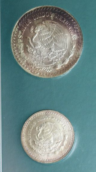 Mexico 1996 Libertad 3 silver coin set 1/20 1/10 1/4 Onza Victory Angel 5