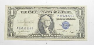 Crisp - 1935 - E United States Dollar Currency $1.  00 Silver Certificate 167